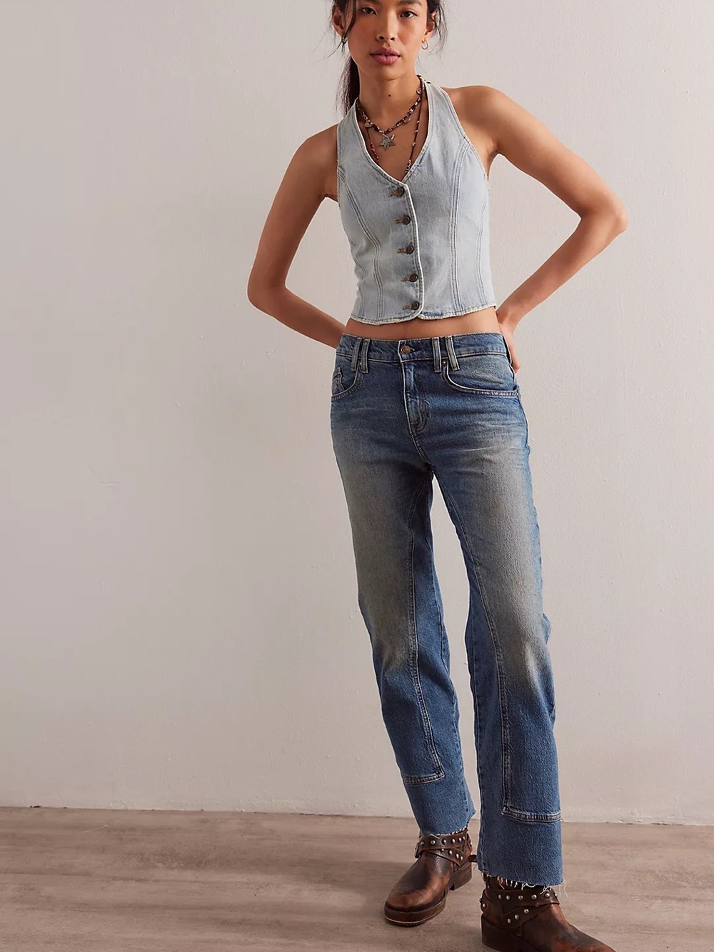 We The Free Kickstarter Straight-Leg Jeans